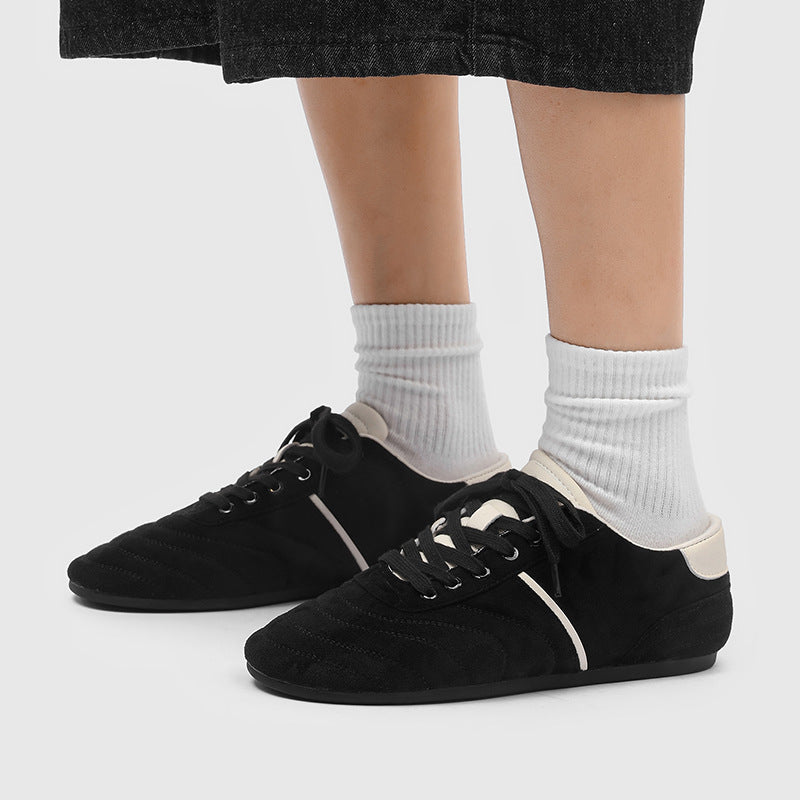 Damen Komfortable Lifestyle Sneakers aus Veloursleder EB