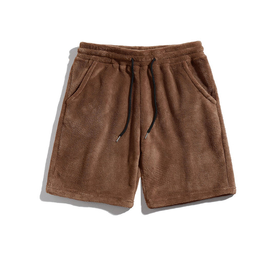 Herren Kuscheliges Hoodie-Shorts-Set EB