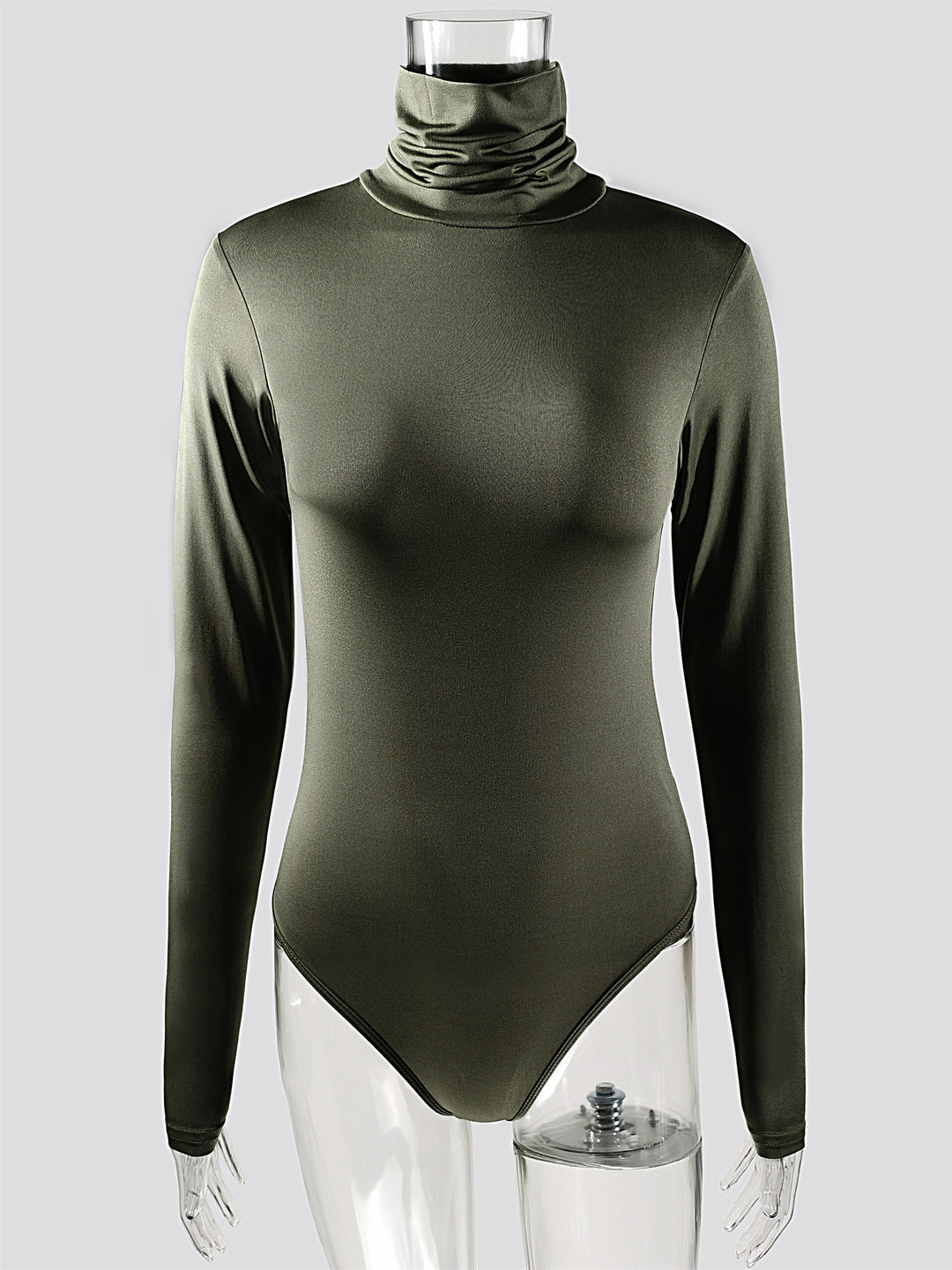 Damen Langärmliger Rollkragenbody EB