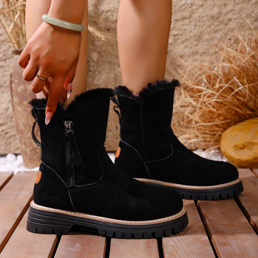 Damen Winterstiefel mit warmem Futter und robustem Profil EB