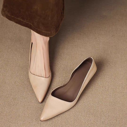 Damen elegante spitze Absatzschuhe EB