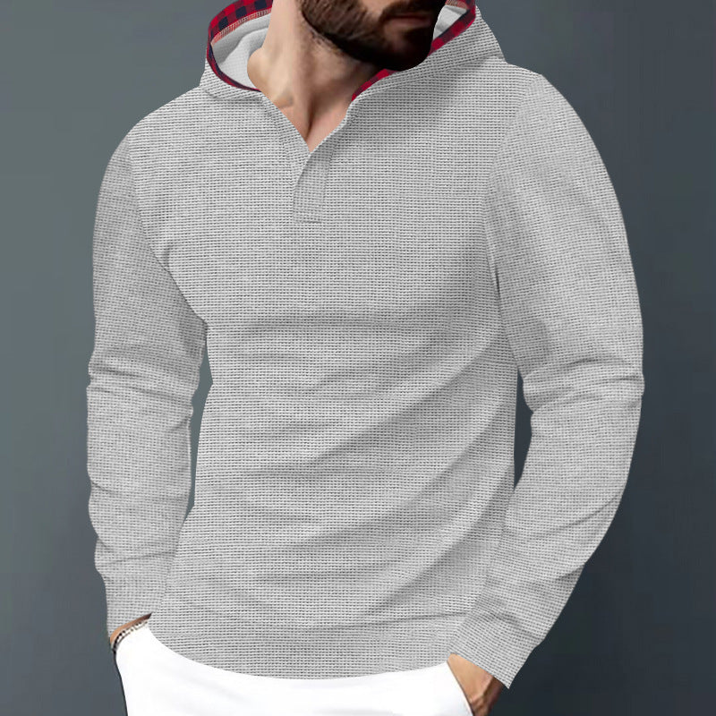 Herren Kapuzensweater mit strukturiertem Design und komfortablem Schnitt EB