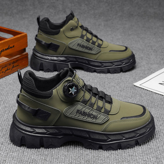 Herren Modische hochliegende Sneakers mit innovativem Verschluss EB