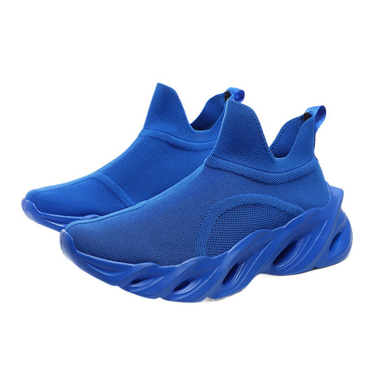 Damen High-Performance Laufschuhe mit elastischem Strick-Obermaterial und innovativer Sohlenkonstruktion EB