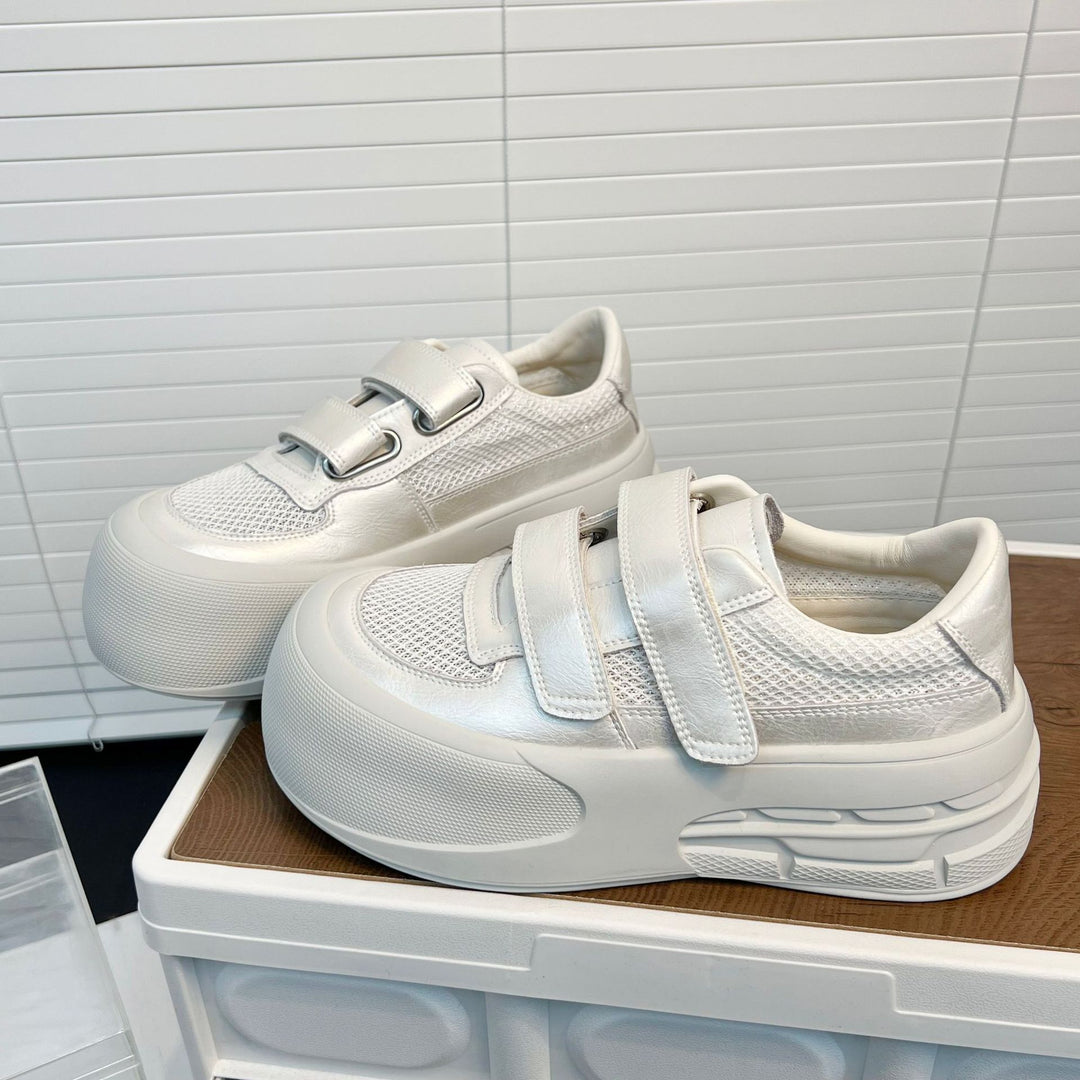Damen Sportliche Sneakers mit Klettverschluss EB