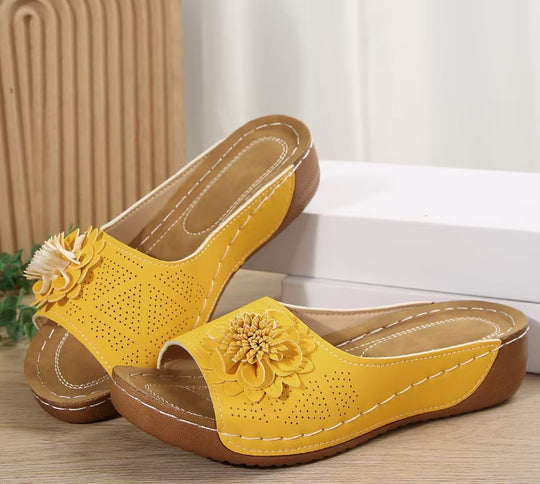 Damen Bequeme Blumenschuhe mit ergonomischer Fußbett EB