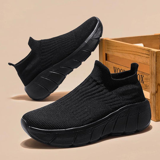 Damen Sneaker mit elastischem Strickdesign und innovativer Dämpfungstechnologie EB