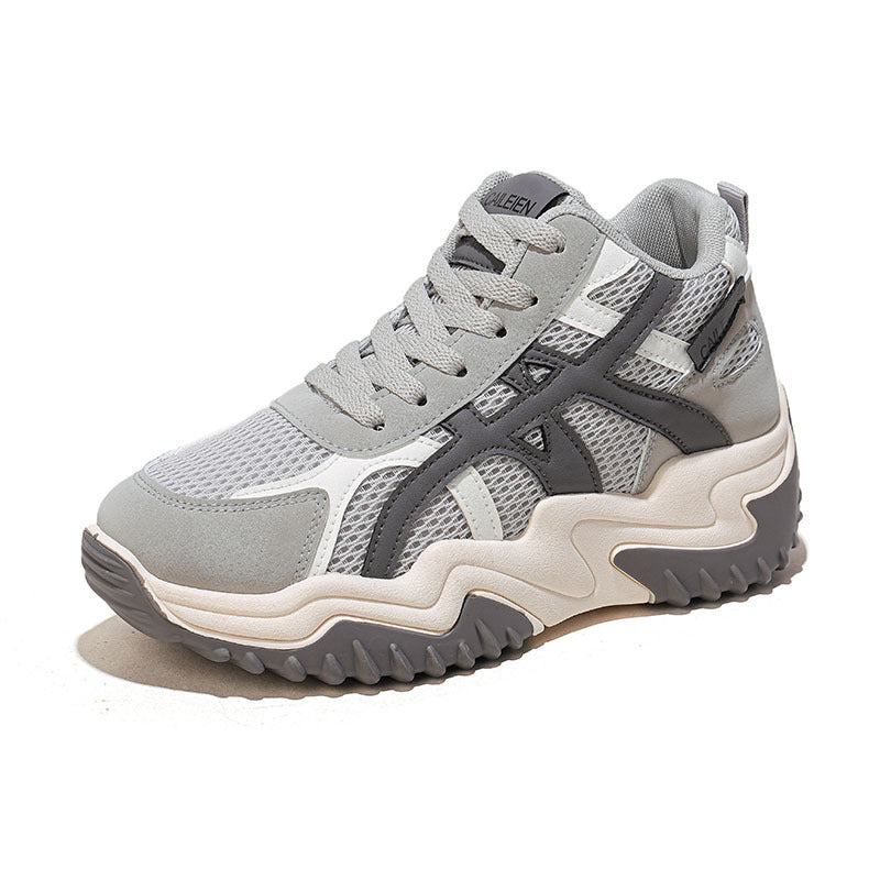 Damen Sportliche Chunky Sneakers mit atmungsaktivem Obermaterial und dämpfendem Design EB