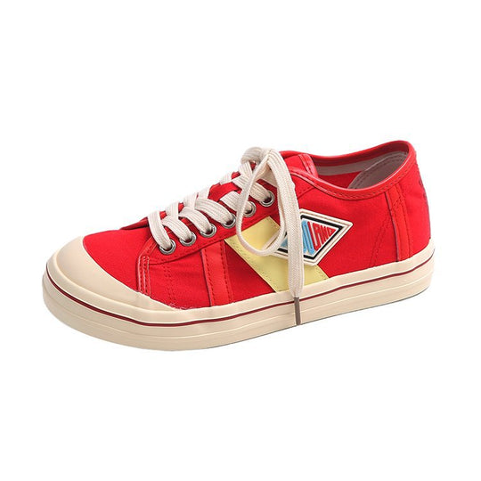 Damen Sportliche Sneaker mit Kontrastnähten und hochwertigem Material EB