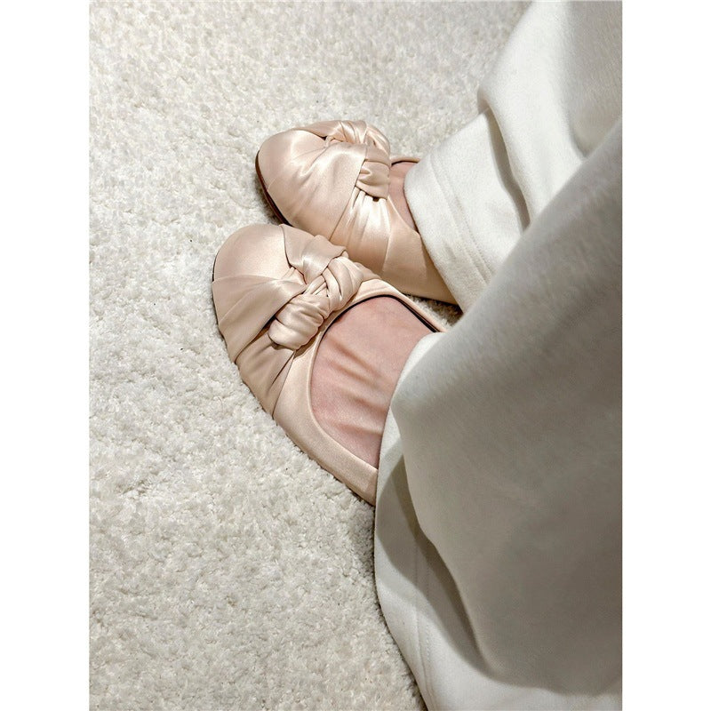 Damen Ballerinas mit elegantem Knotendesign EB