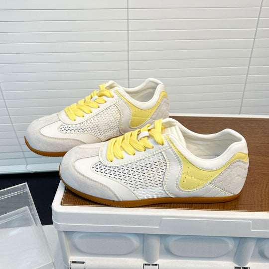 Damen Sportliche Freizeitsneakers mit atmungsaktiver Mesh-Oberfläche und flexibler Sohle EB