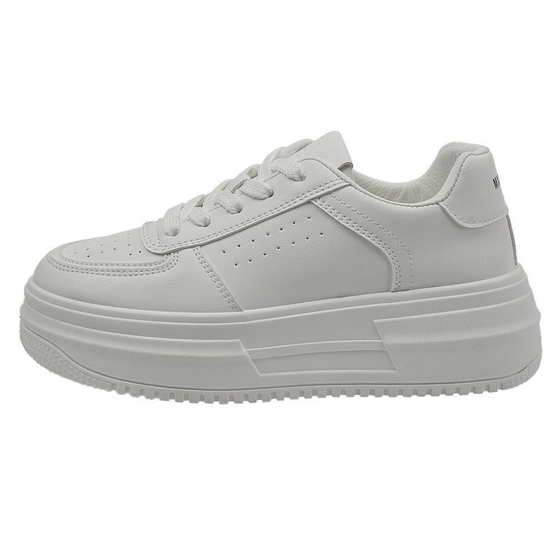 Damen Modische Plateau Sneakers mit komfortablem Rückenschutz EB