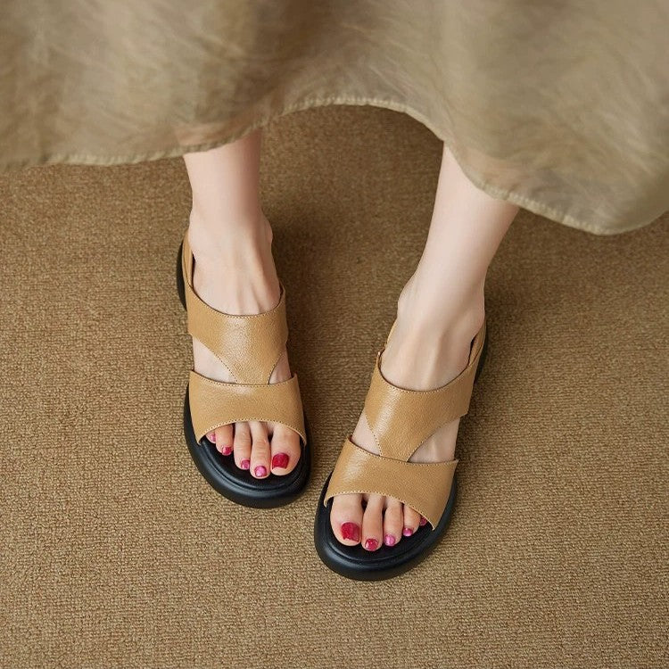 Damen Komfortable Sandalen mit ergonomischem Fußbett EB