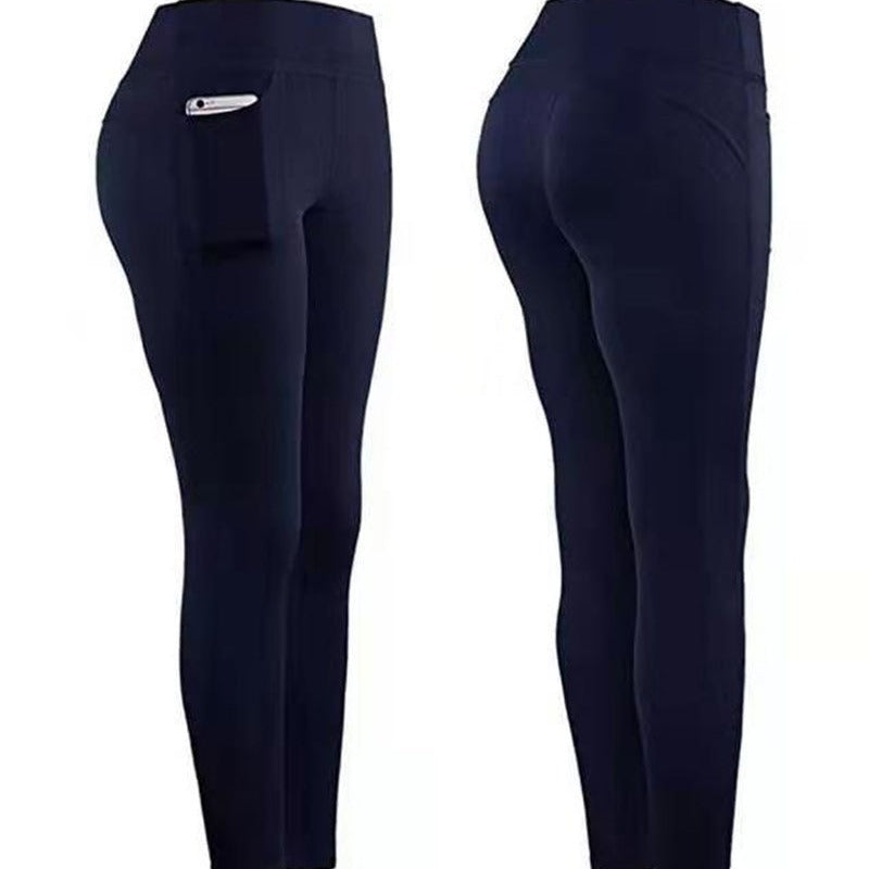 Damen Hochleistungs-Leggings mit praktischen Seitentaschen EB