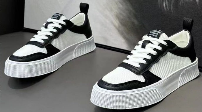 Damen modische Sneakers mit strukturiertem Obermaterial und dämpfender Sohle EB