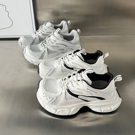 Damen Sportliche Chunky Sneakers mit atmungsaktivem Mesh und innovativem Dämpfungssystem EB