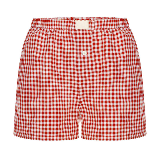 Damen lässige Karohose EB