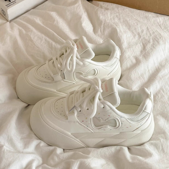 Damen Sportliche Sneakers mit atmungsaktiver Mesh-Oberfläche und bequemem Dämpfungssystem EB