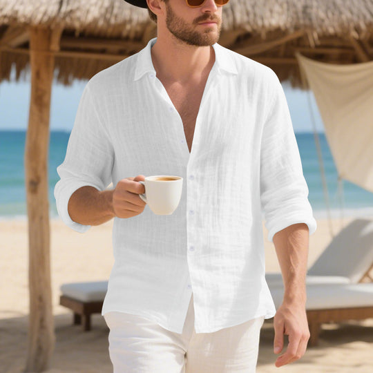 Herren Leichtes und atmungsaktives Sommerhemd EB