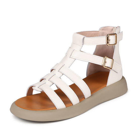 Damen Sandalen im modernen Design mit verstellbaren Riemen und komfortabler Sohle EB