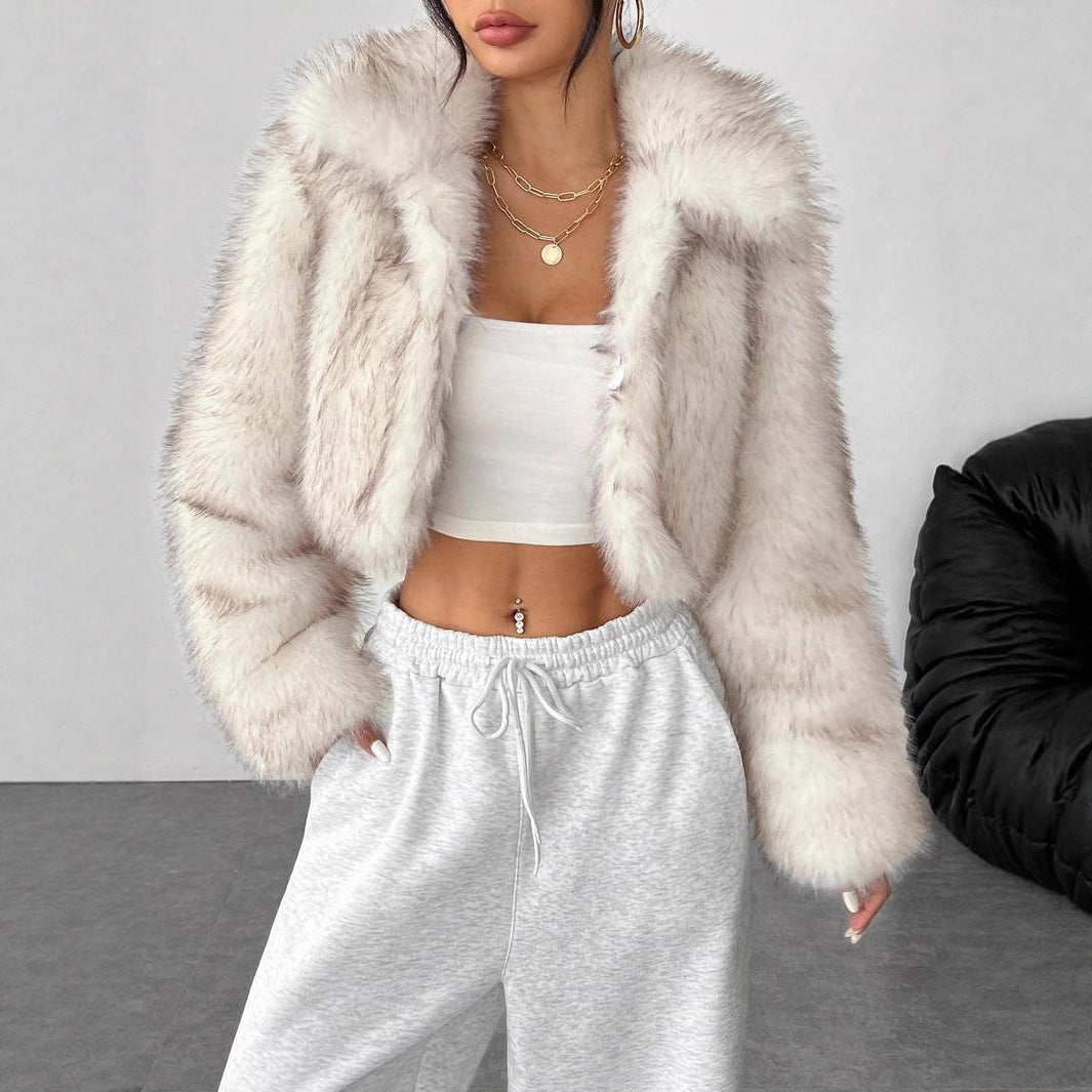 Damen Kunstpelzjacke EB