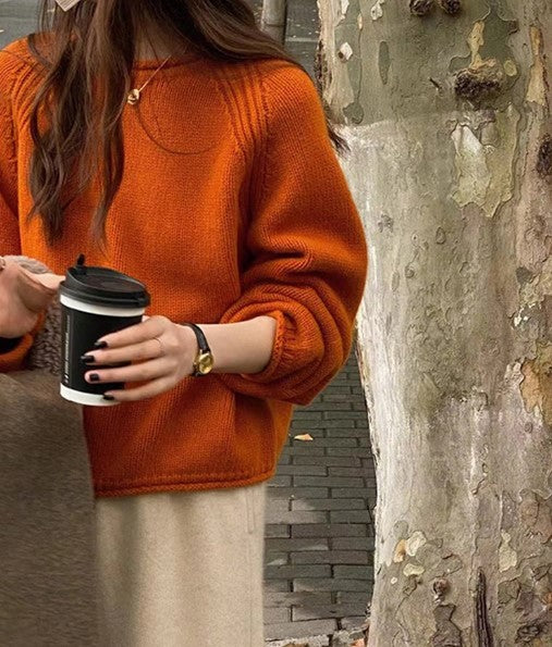 Damen Strickpullover mit lässiger Silhouette undmodernen Details EB