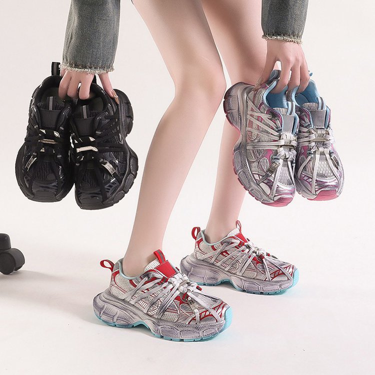 Damen Sportliche Laufschuhe mit atmungsaktiver Mesh-Konstruktion und stabiler Dämpfungstechnologie EB