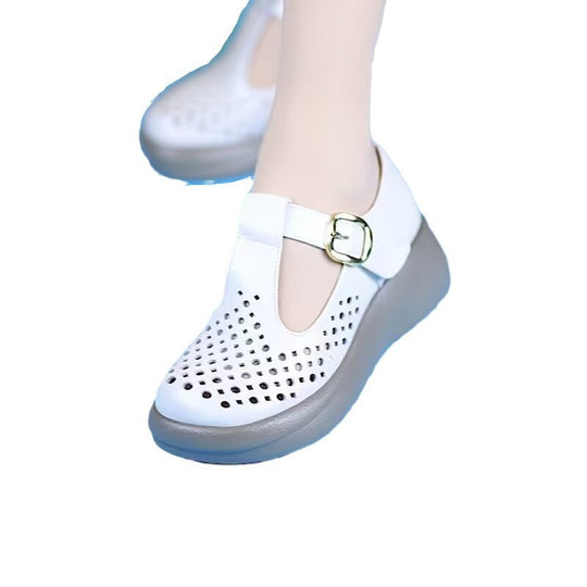 Damen Komfortable und atmungsaktive Clogs mit elegantem Riemchen-Design EB