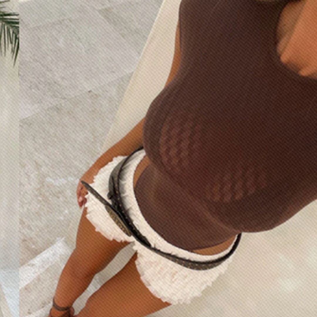 Damen atmungsaktives Crop-Top mit raffinierten Netzstrukturen EB