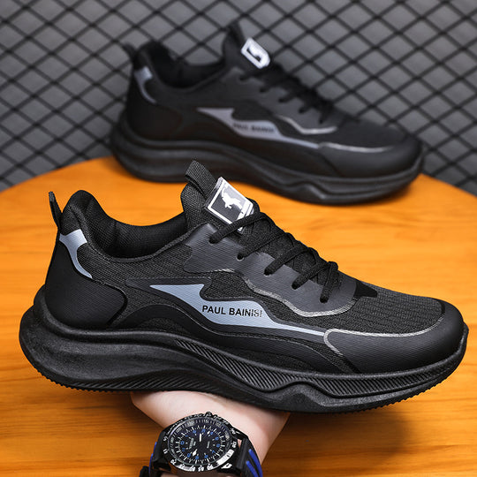 Herren trendige Sneaker mit stoßdämpfender Sohle und atmungsaktivem Obermaterial EB