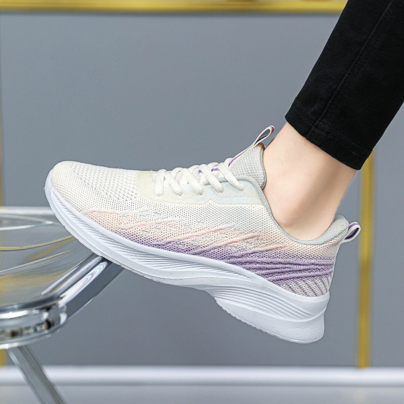 Damen Sportliche Laufschuhe aus atmungsaktivem Mesh mit flexibler Sohle EB