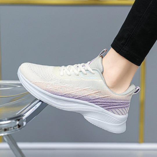 Damen Sportliche Laufschuhe aus atmungsaktivem Mesh mit flexibler Sohle EB