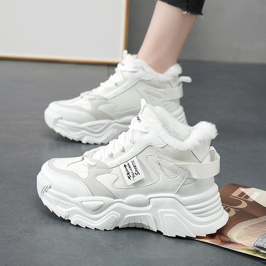 Damen Winter Sneakers mit isolierendem Futter und rutschfester Sohle EB