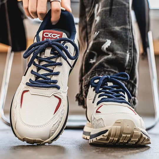 Damen Sportliche Sneakers mit hochwertigem Obermaterial und rutschfester Sohle EB