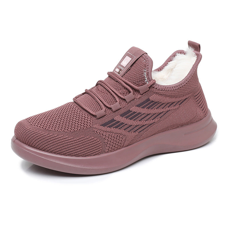 Damen Sportliche und warme Sneakers mit kuscheligem Innenfutter EB