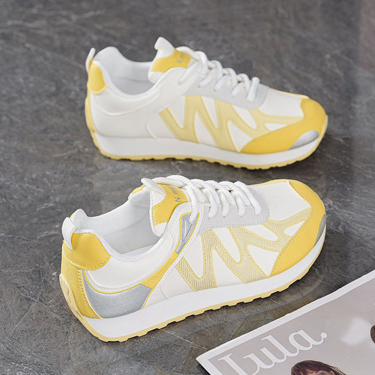 Damen Sportliche Fitness Sneakers mit atmungsaktivem Obermaterial und griffiger Laufsohle EB
