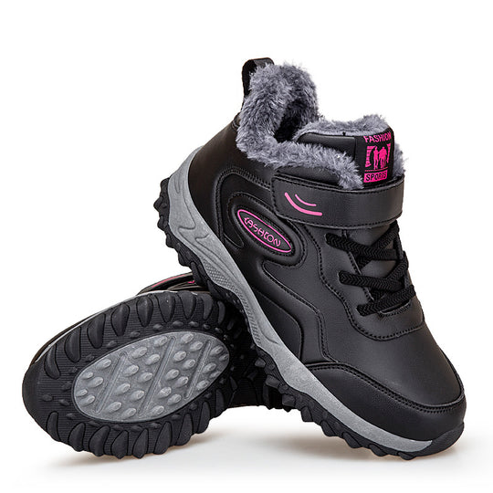 Damen Winterliche Schnürstiefel mit wärmendem Innenfutter EB