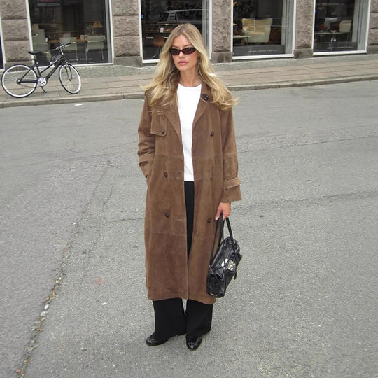 Damen eleganter und stilvoller Longcoat EB