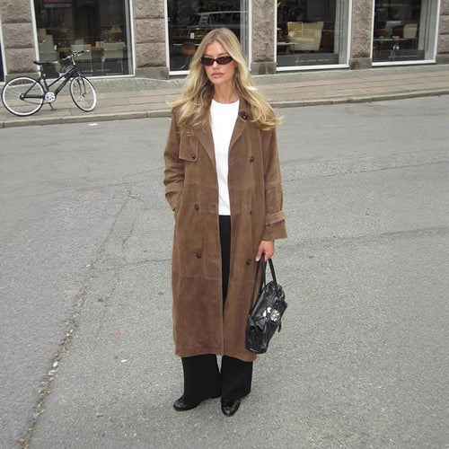 Damen eleganter und stilvoller Longcoat EB