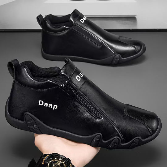 Damen Modische Stiefel mit praktischem Reißverschluss und stylischem Design EB