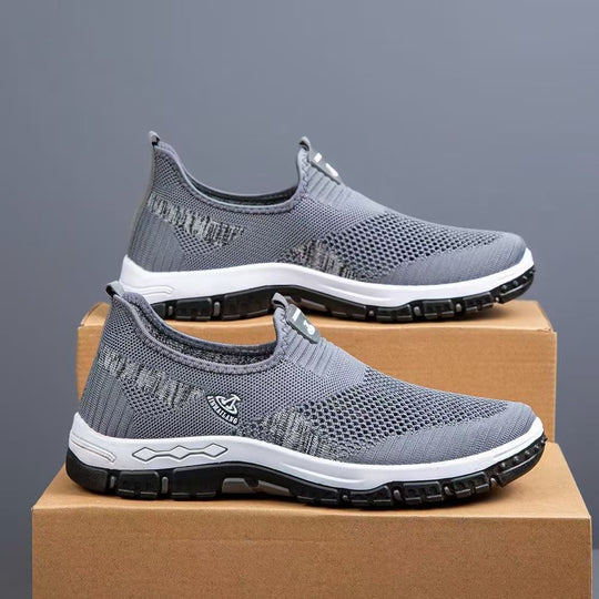 Damen Atmungsaktive Slip-On Sportschuhe mit flexibler Sohle EB