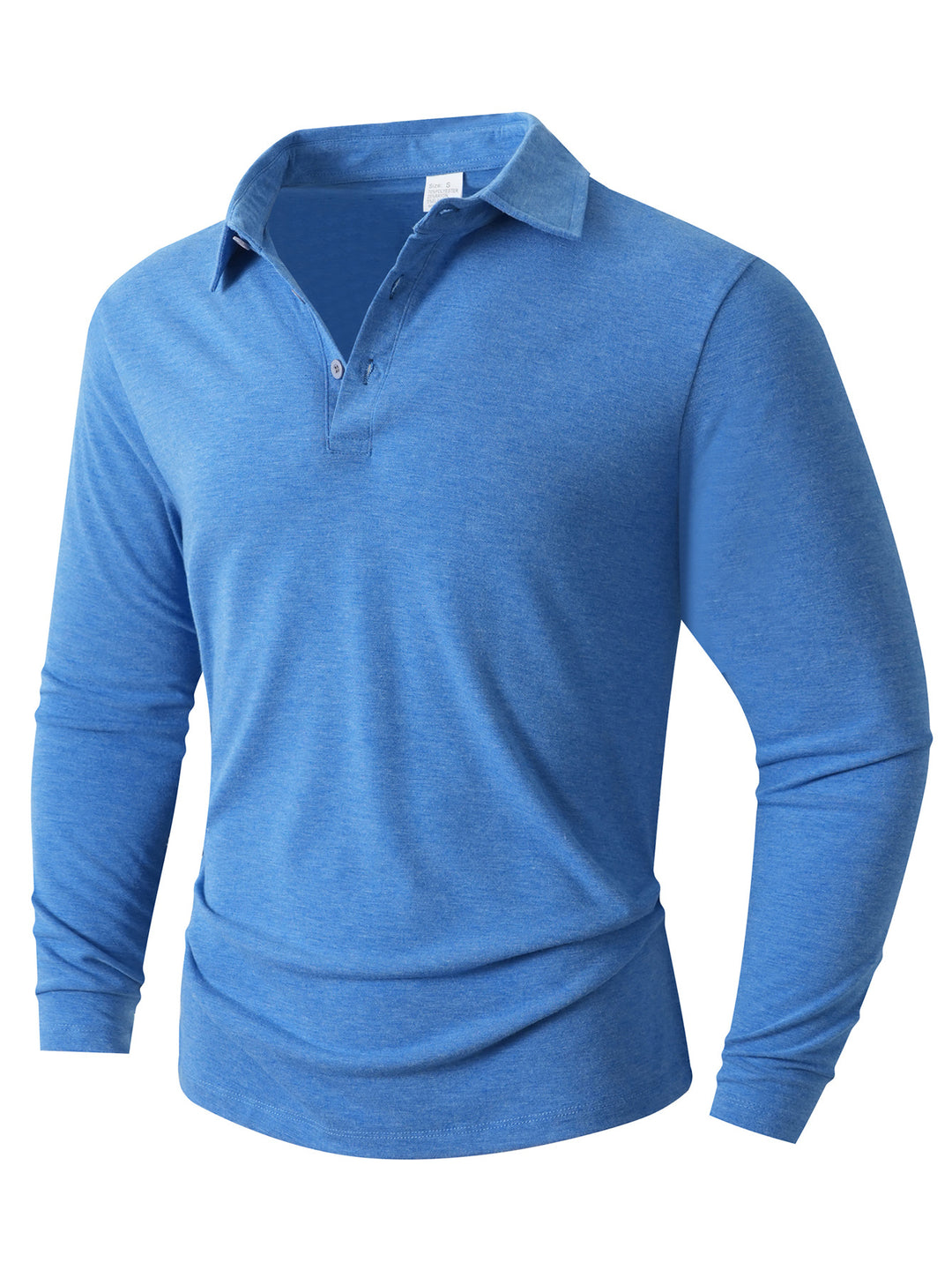 Herren Langarm Poloshirt mit modernem Schnitt EB