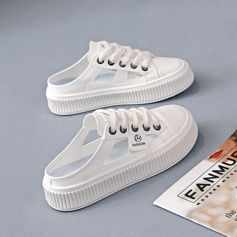 Damen Slip-On Sneakers mit atmungsaktiven Einsätzen und griffiger Sohle EB
