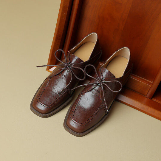 Damen Mokassins mit elegantem Schnürverschluss und bequemer Sohle EB