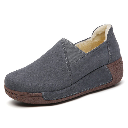 Damen Komfortable Slip-On Sneakers mit anpassungsfähiger Sohle EB