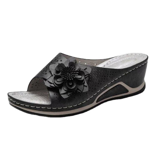 Damen Komfortable Sandalen mit floralem Design EB