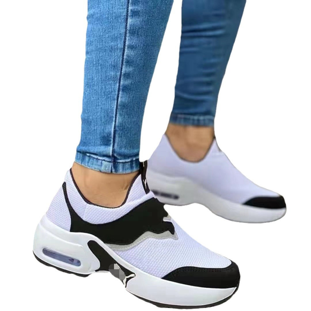 Damen Sportliche Sneakers im modernen Mesh-Design mit Luftpolster EB