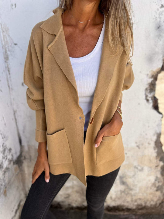Damen modische Oversized Blazer EB