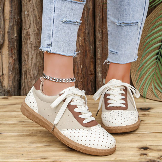 Damen Mary-Jane-Sneaker mit Klettverschluss und gepolstertem Komfortfußbett EB