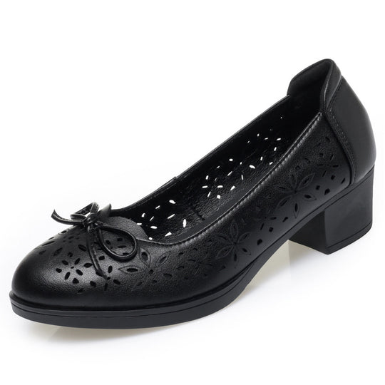 Damen Komfortable Cut-Out Ballerinas EB